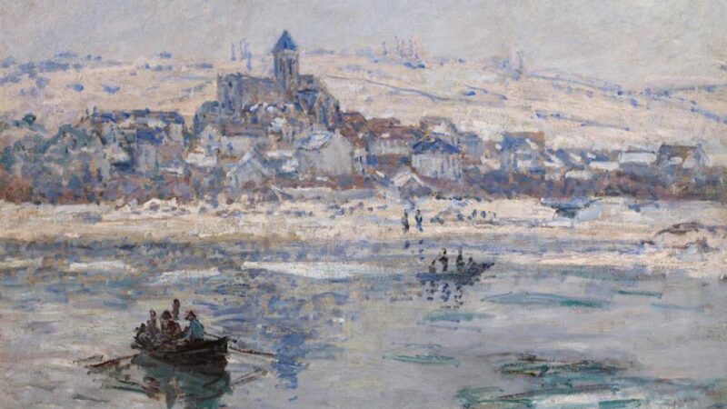 Claude Monet 'Vétheuil in Winter' (1878−1879) Oil on canvas